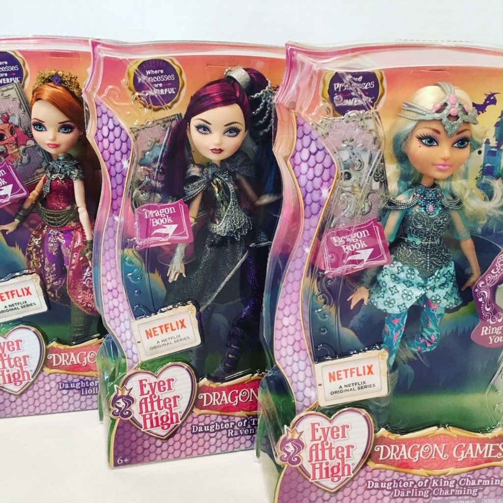 Mattel Ever After High Dragon Games Darling Charming w/ Dragon