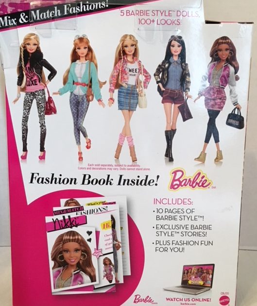 barbie style book