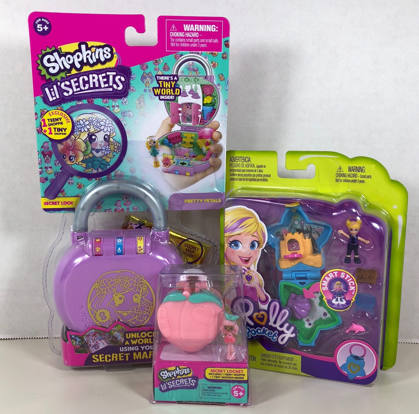 Shopkins Lil' Secrets vs Polly Pocket 